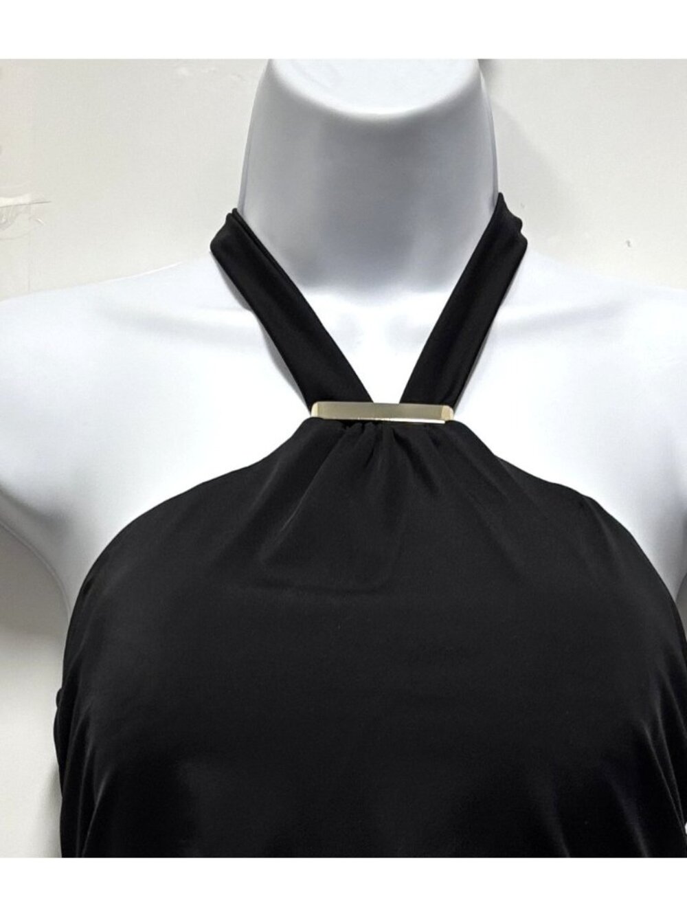 Women's One Piece Swimsuit Black Tummy Control Size 8 , 12 Swimsuits for All NWT - Picture 3 of 7